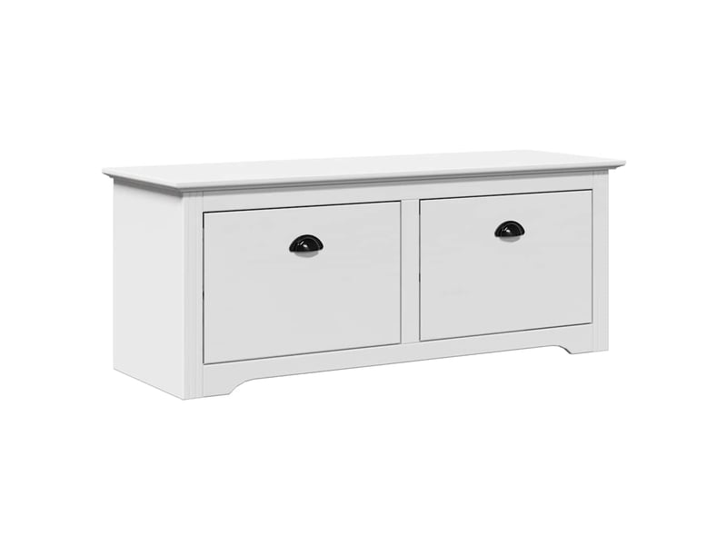  Banc de couloir, banc de rangement bodo blanc 114x40x45 cm  - Conforama A
