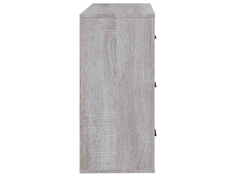  Buffet - bahut - meuble de rangement sonoma gris 80x33x70 cm bois d'ingénierie  - Conforama E