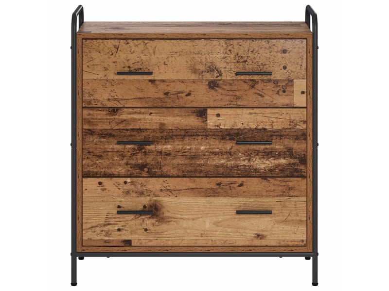  Buffet salon, buffet de rangement bois ancien 97x33x81 cm bois d'ingénierie shl43308  - Conforama D