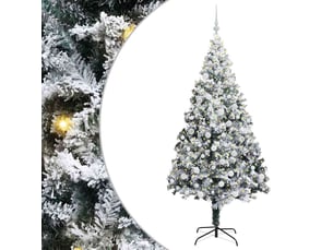Sapin de noël artificiel, arbre de noël blanc 180 cm pvc, acier et plastique shl8273