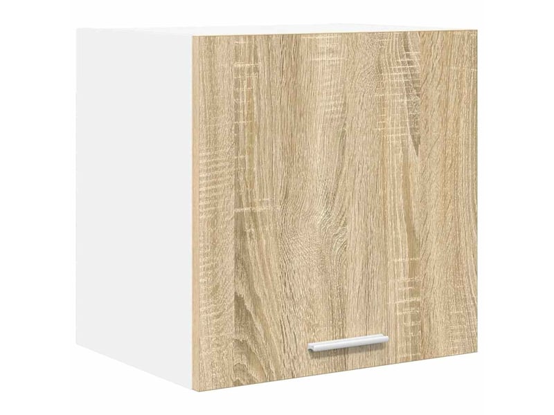  Armoire suspendue 2 pcs chêne sonoma et blanc bois d'ingénierie shl2150  - Conforama E