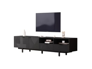 Meuble tv coloris noir 200 cm MODENVIE  