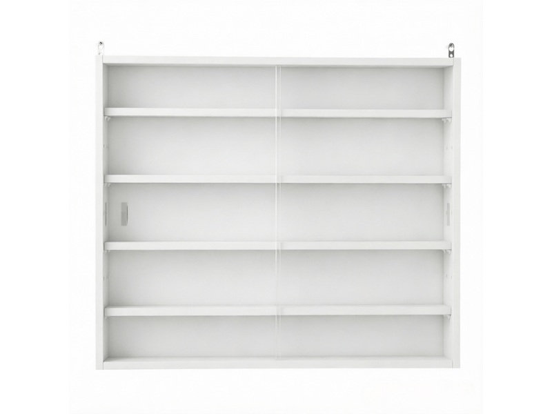  Vitrine murale moderne en verre pour objets de collection et décoration  - Conforama A