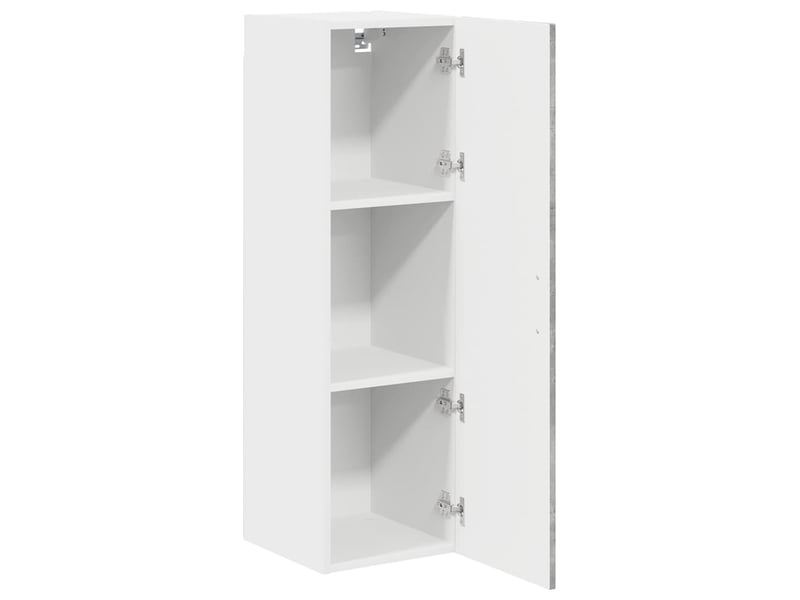 Meuble mural de cuisine | armoire de cuisine gris béton 30x31x100cm - Conforama E