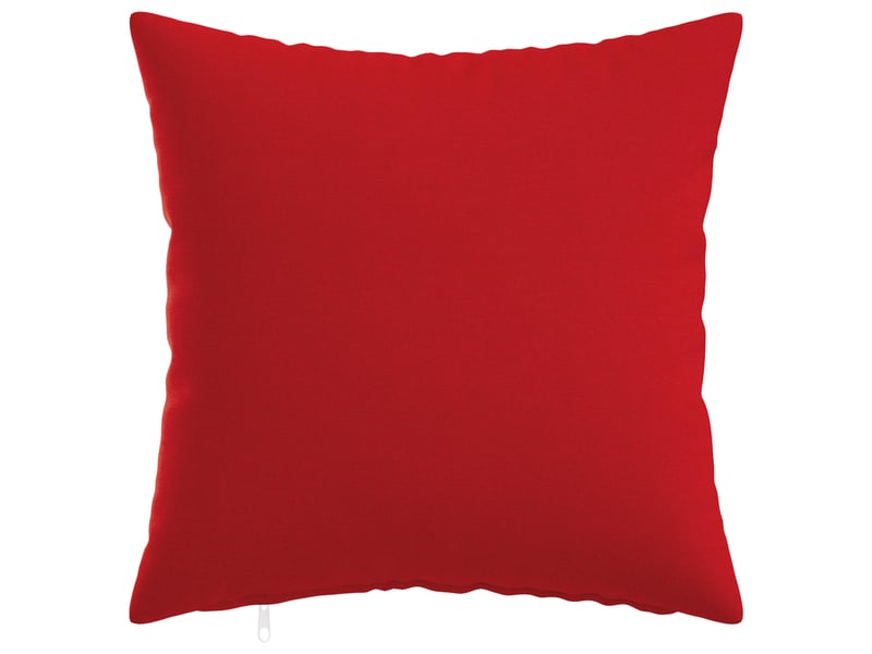  Lot de 6 housses de coussin heerlen rouge 50 x 50 cm tissu cf49724  - Conforama A