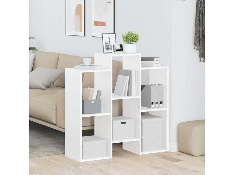  Buffet - bahut - meuble de rangement blanc 90 x 30 x 90 cm  - Conforama D