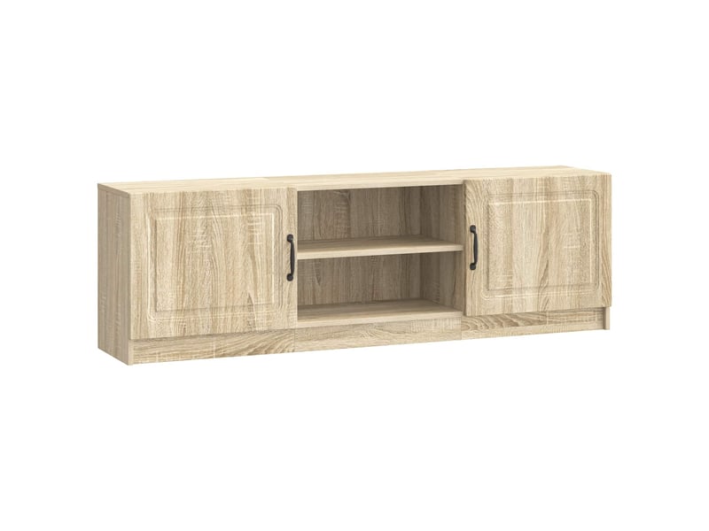  Meuble tv - banc tv - meuble de rangement chêne sonoma 150 x 31 x 47 cm bois d'ingénierie  - Conforama A