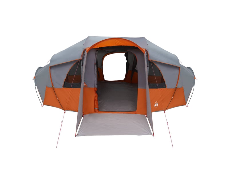  Tente de camping, tente familiale avec auvent imperméable 10 personne shl98798  - Conforama D