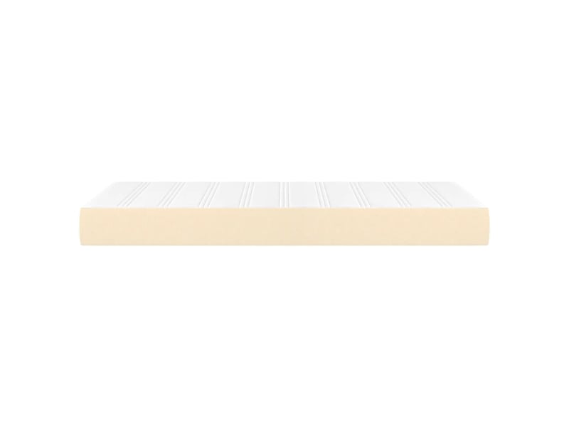  Matelas de lit à ressorts ensachés fermeté moyenne crème 120x190x20 cm tissu  - Conforama D