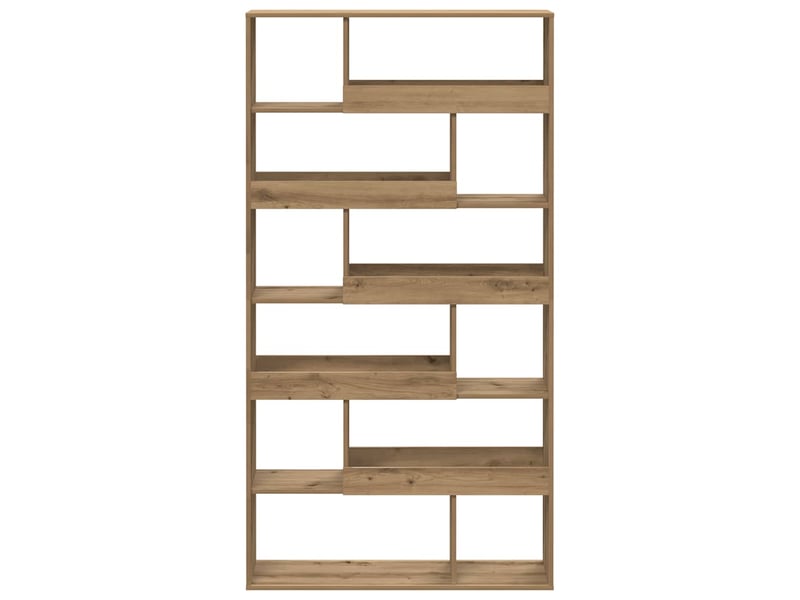  Bibliothèque, étagère de rangement chêne artisanal 100x33x187,5 cm bois d'ingénierie  - Conforama D