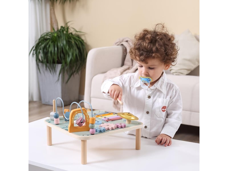  Table musicale viga 44083 polarb - table d'éveil en bois 6971608440830 - Conforama E