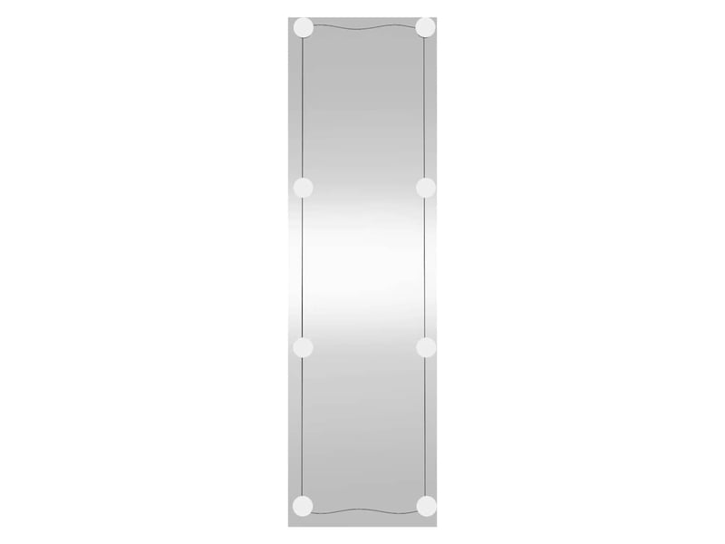  Miroir mural avec lumières led 30x100 cm verre rectangulaire cf62815  - Conforama A