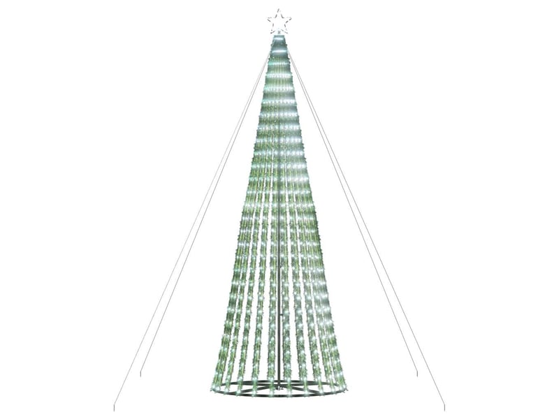  Sapin de noël - arbre de noël à led 1028 led blanc froid 403 cm  - Conforama E