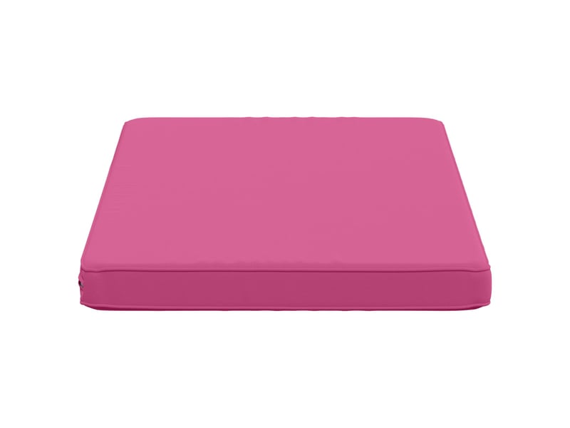 Lot de 2 coussins de banc, coussins d'assise vught 100 % polyester rose cf58058 - Conforama D