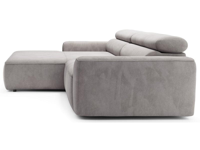 Selsey fando - canapé d'angle - 252 cm - velours gris Fando - Conforama E