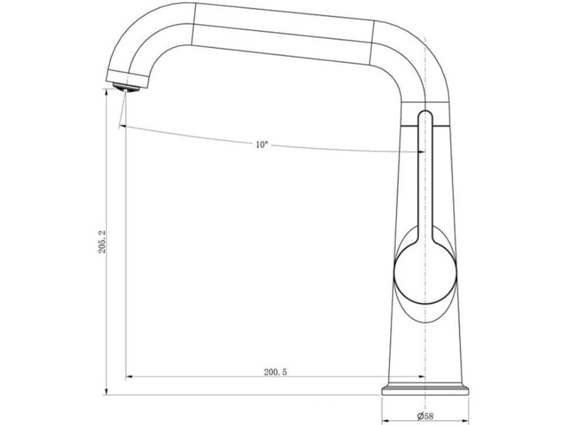  Robinet de salle de bain robinet de lavabo mitigeur monocommande robinet de salle de bain lavabo salle de bain eau froide et chaude présent  - Conforama C