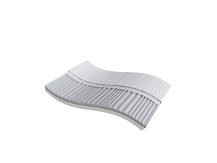 Matelas 90x200 cm <strong></strong> <strong></strong> Mousse + mémoire de forme soutien Medium épaisseur 18 cm