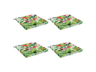 Lot de 4 coussins de siège, coussins d'assise soest 100 % polyester cf60248
