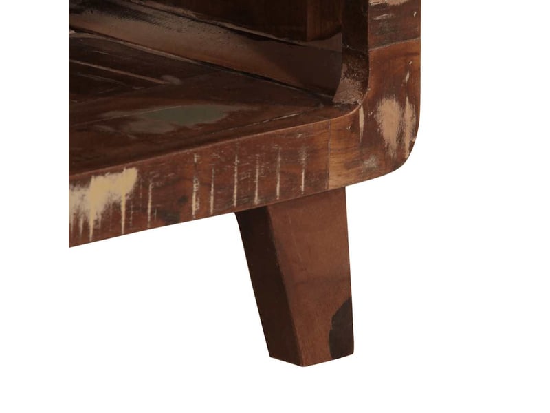  Meuble tv - banc tv - meuble de rangement 105x46x32 cm bois massif de récupération  - Conforama E
