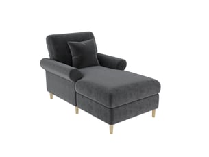 Fauteuil fixe  <strong>MODENVIE</strong> Velours gris