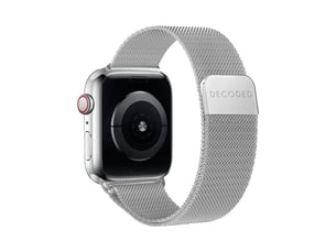 Bracelet pour apple watch 44 , 45 , 46 , 49 mm modèle milan traction v2 decoded argent