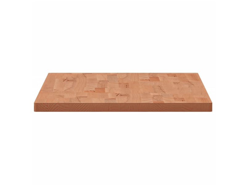  Comptoir de salle de bain, plan de travail 100x50x2,5 cm bois massif de hêtre cf65703  - Conforama E