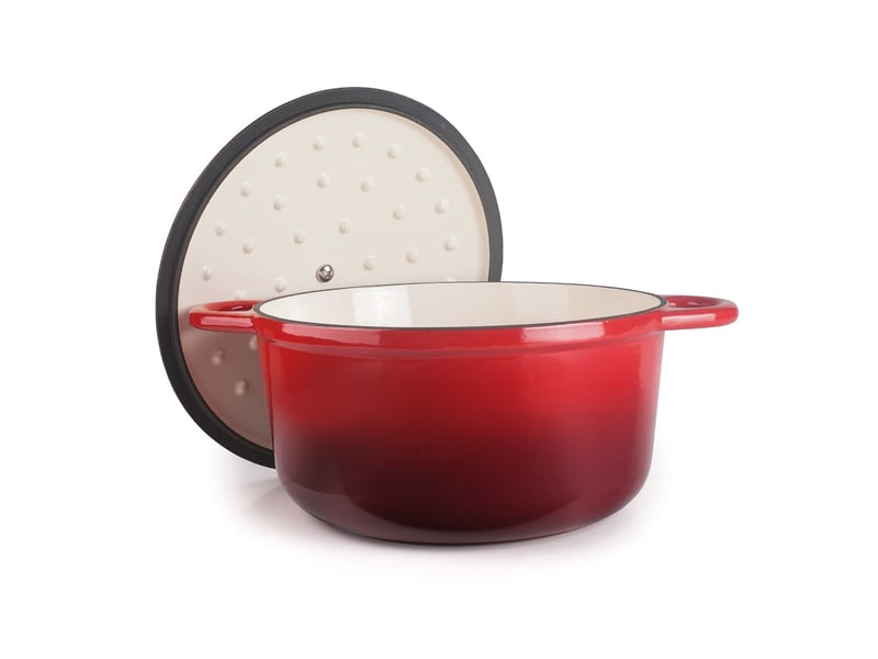  Lacor - cocotte ronde 28cm rouge  71738 - 71738 - Conforama B
