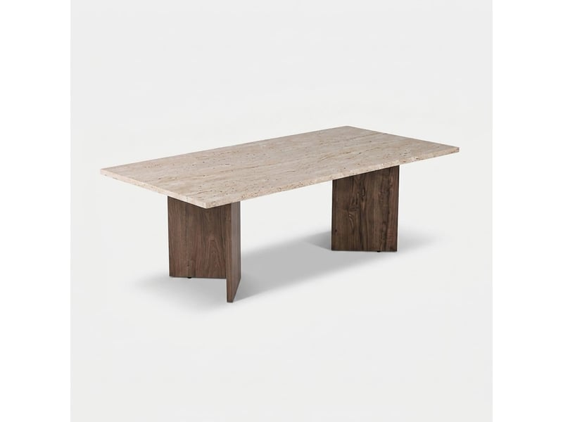 Table basse rectangulaire effet marbre sabin  - Conforama A