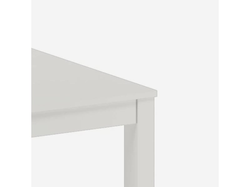 Table à manger extensible 130210 x 80 cm belfort - blanc - Conforama C