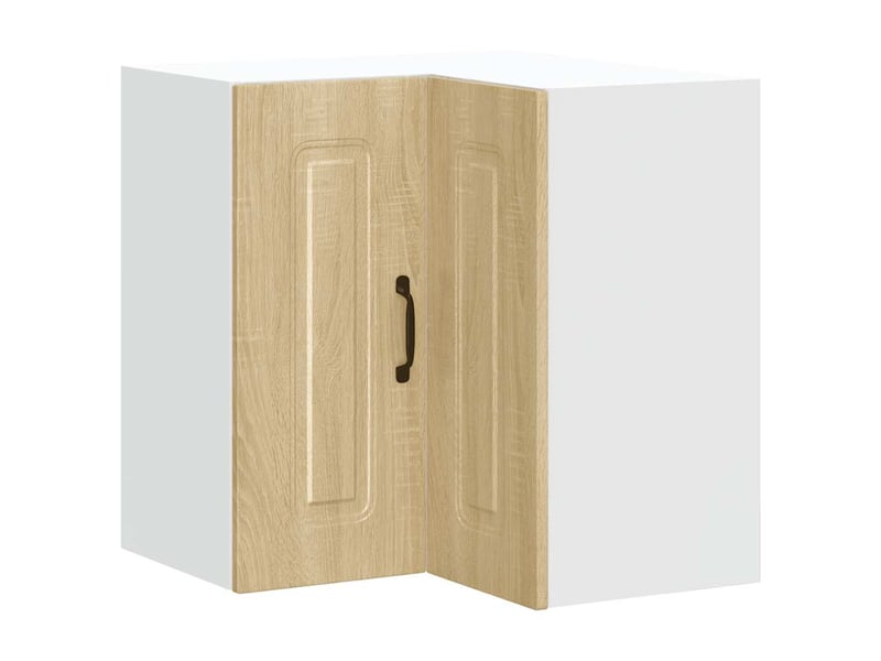  Meuble de rangement, armoire murale d'angle de cuisine kalmar chêne sonoma  - Conforama A