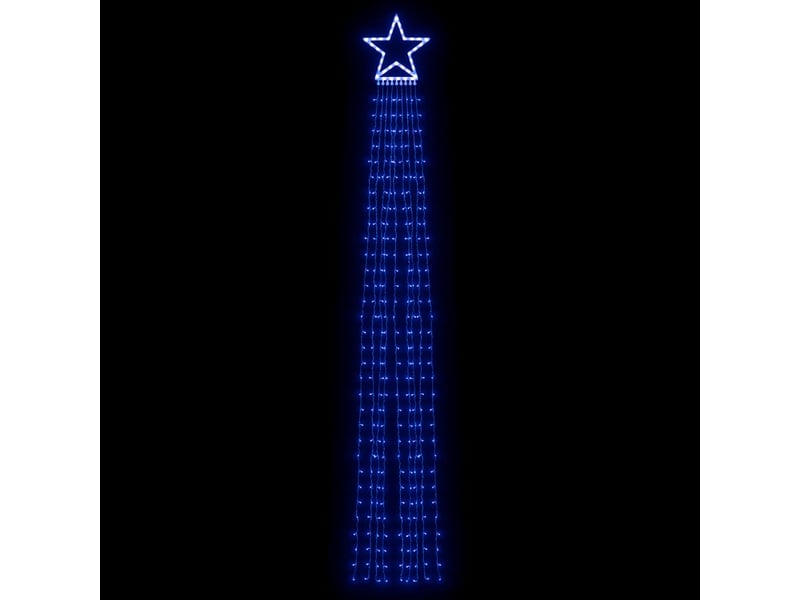  Guirlande de sapin de noël, éclairage de noël 320 led bleu 375 cm cf62344  - Conforama C