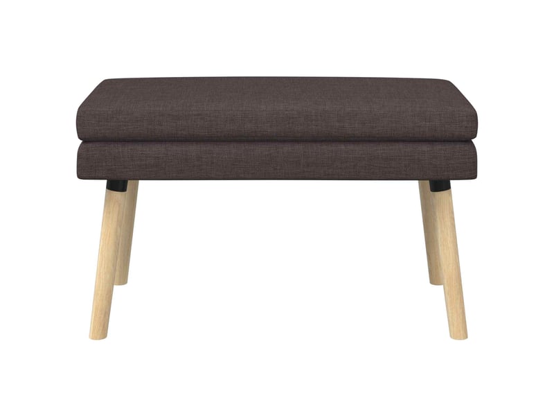  Banc d'entrée, banc à double couche marron foncé 80x40x47 cm tissu  - Conforama E