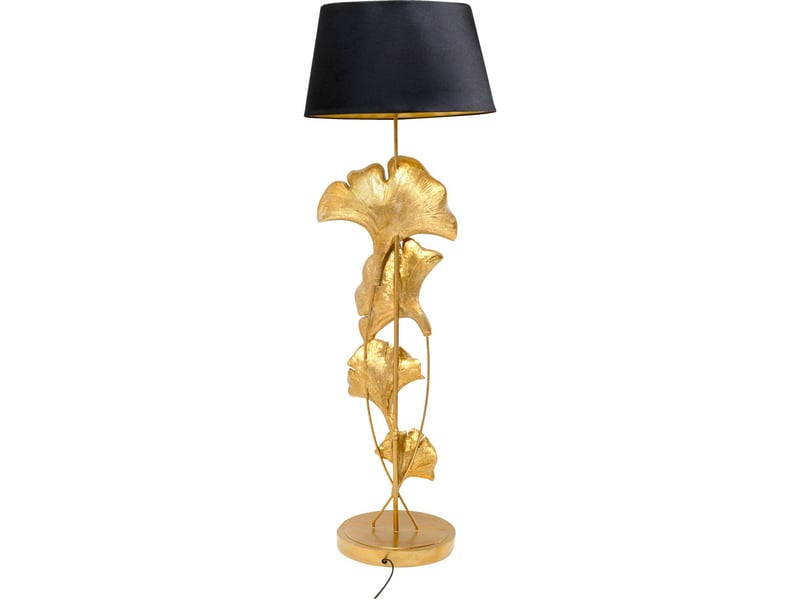  lampadaire feuilles de ginkgo 129cm dorées  - Conforama E