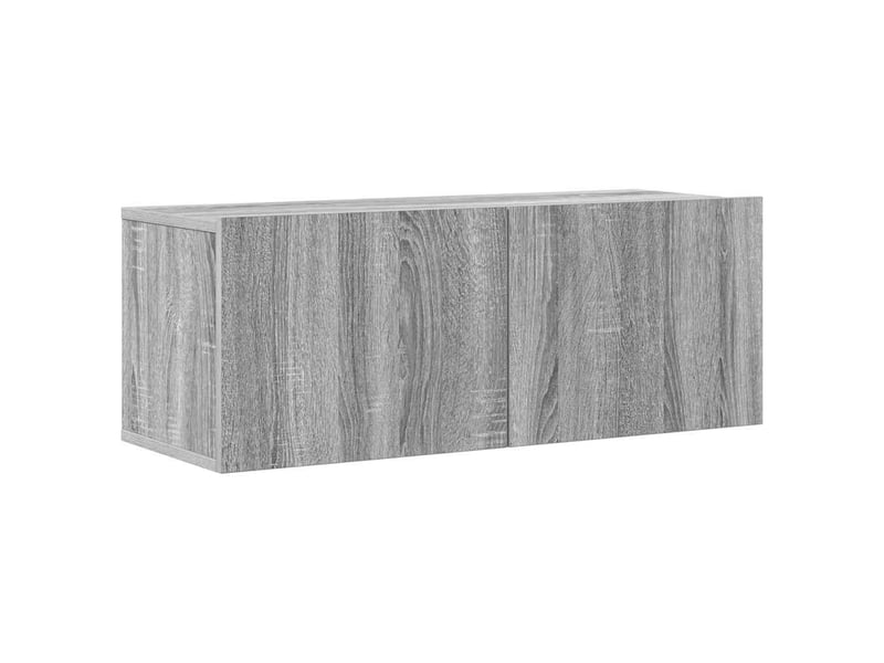  Ensemble de meubles tv 4 pcs sonoma gris bois d'ingénierie shl73256  - Conforama E