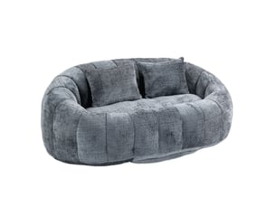 Pouf / repose pied <strong></strong> <strong></strong> gris