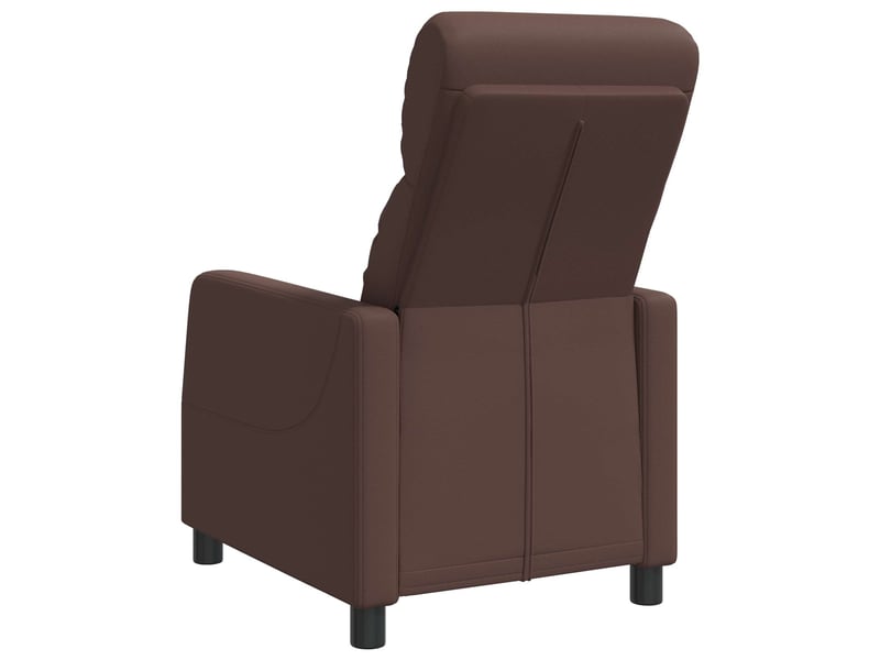  Vidaxl fauteuil inclinable marron simili cuir  - Conforama E