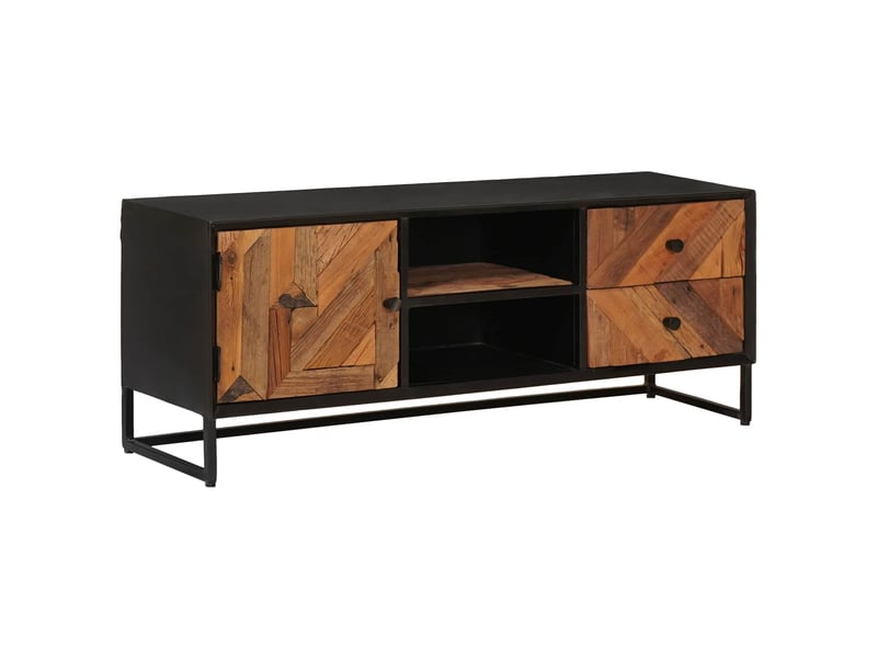  Meuble tv - banc tv - meuble de rangement avec tiroir avec stockage avec porte 105 x 30 x 40 cm  - Conforama A