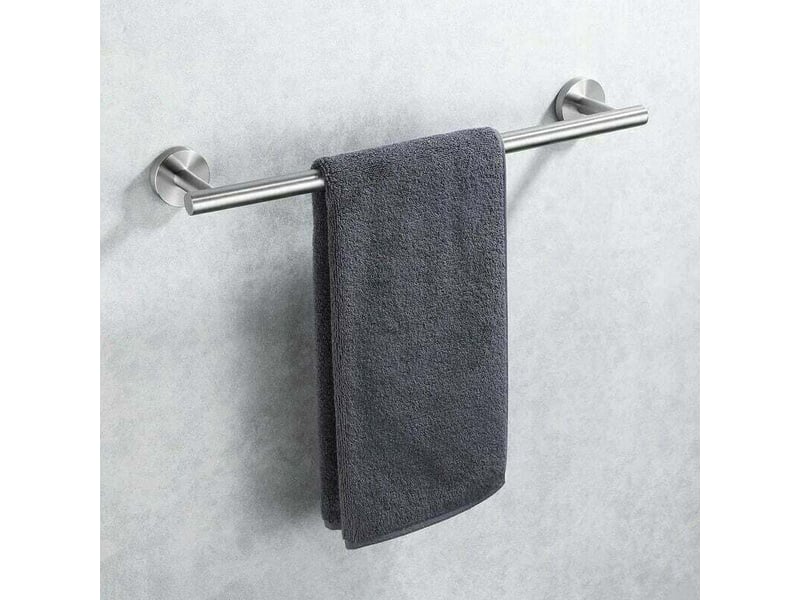 Enowelir porte-serviettes salle de bain porte-serviettes mural porte-serviettes de bain en acier inoxydable sus304 porte-serviettes organisateur 50 - Conforama D