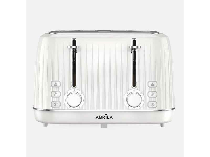  Grille-pain fabrilamp jacaranda 1860 w 4 fentes 7 niveaux blanc 19,5 x 29 x 29,5 cm 271411181 - Conforama A