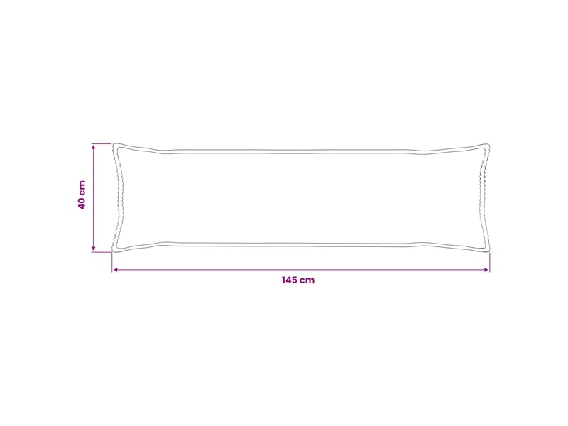  Lot de 2 housses de coussin houten jaune 40 x 145 cm velours côtelé cf49335  - Conforama E