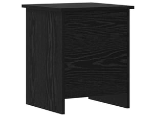 Coffre de rangement avec stockage chêne noir 40x40x50 cm