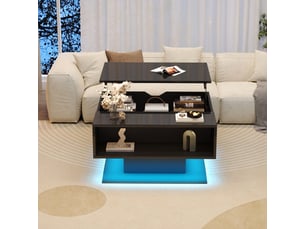 Table basse coloris noir <strong></strong> <strong></strong>
