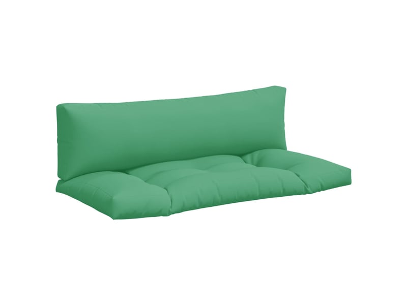  Lot de 2 coussins de palette, coussins de canapé vert tissu cf59635  - Conforama A