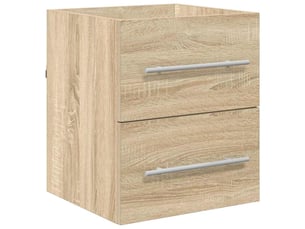 Armoire d'évier, meuble de rangement chêne sonoma 38.5x41x48 cm