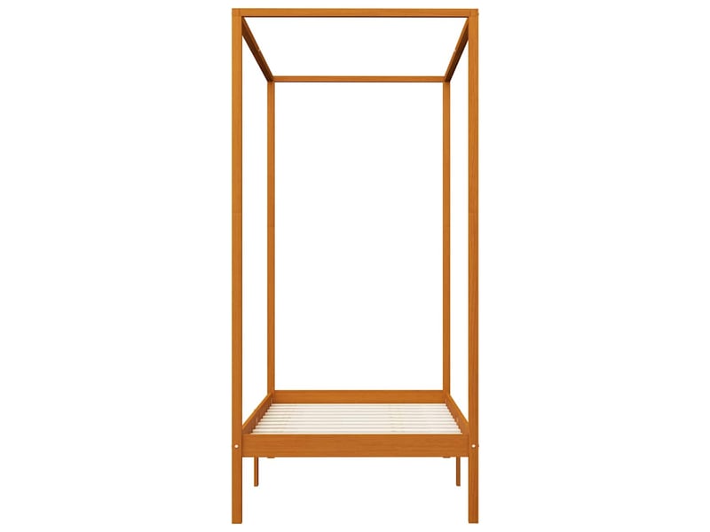  Lit simple- lit adulte -  cadre de lit à baldaquin sans matelas bois massif 100x200 cm  - Conforama B