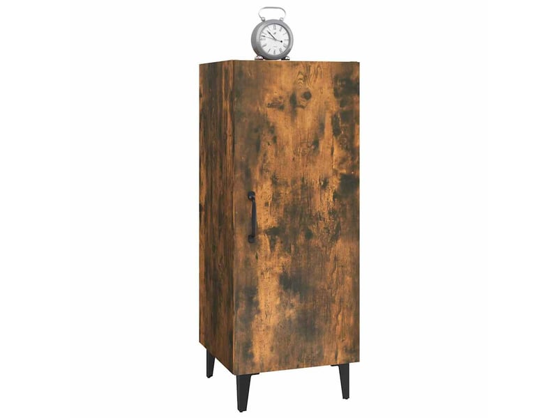  Buffet - bahut - meuble de rangement chêne fumé 34,5x34x90 cm bois d'ingénierie  - Conforama D