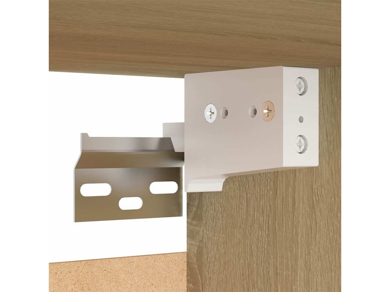  Ensemble de meubles tv - banc tv - meuble de rangement 10 pcs chêne sonoma bois d'ingénierie  - Conforama E