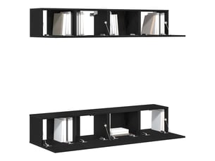 Meuble tv coloris noir 1 cm <strong></strong>  <strong></strong>