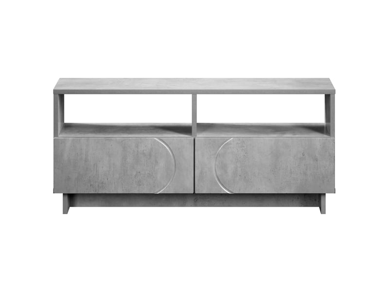  Meuble tv moderne, banc tv 90x34,5x40 cm gris béton bois d'ingénierie shl10780  - Conforama D