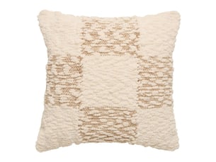 Coussin ameya carré 45x45cm beige